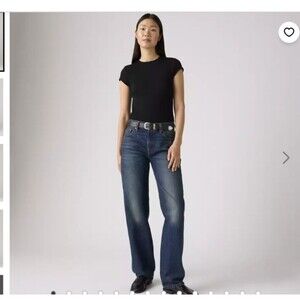 Levi’s Women's 501 90’s Selvege Denim Educate In Arts 23 NWT